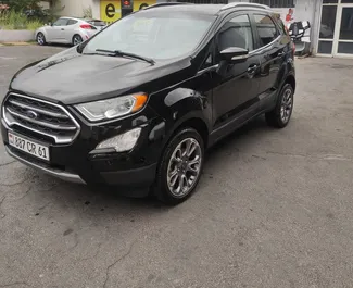 Vista frontale di un noleggio Ford Eco Sport a Yerevan, Armenia ✓ Auto #9073. ✓ Cambio Automatico TM ✓ 0 recensioni.