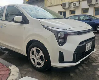 Noleggio auto Kia Picanto 2024 negli Emirati Arabi Uniti, con carburante Benzina e 89 cavalli di potenza ➤ A partire da 85 AED al giorno.