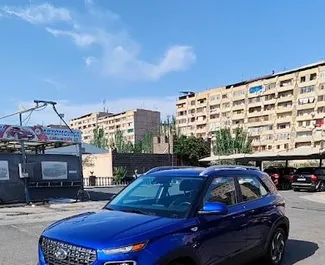 Vista frontale di un noleggio Hyundai Venue a Yerevan, Armenia ✓ Auto #9387. ✓ Cambio Automatico TM ✓ 0 recensioni.