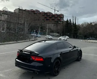 Noleggio Audi A7. Auto Premium, Lusso per il noleggio in Georgia ✓ Cauzione di Deposito di 300 GEL ✓ Opzioni assicurative RCT.