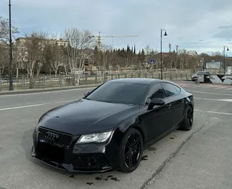 Vista frontale di un noleggio Audi A7 a Tbilisi, Georgia ✓ Auto #9737. ✓ Cambio Automatico TM ✓ 0 recensioni.