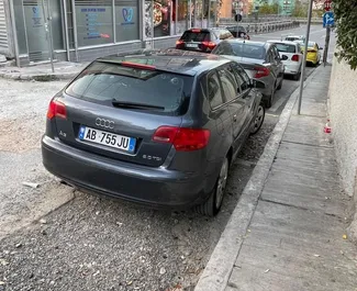 Noleggio Audi A3. Auto Comfort, Premium per il noleggio in Albania ✓ Cauzione di Deposito di 100 EUR ✓ Opzioni assicurative RCT, CDW, FDW, Senza deposito.