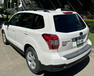 Subaru Forester 2016 disponibile per il noleggio a Tbilisi, con limite di chilometraggio di illimitato.