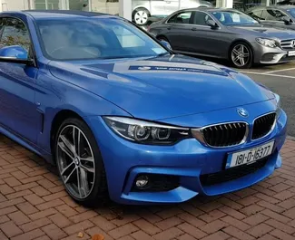 Vista frontale di un noleggio BMW 420 M SPORT a Belgrado, Serbia ✓ Auto #10288. ✓ Cambio Automatico TM ✓ 0 recensioni.