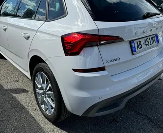 Noleggio Skoda Kamiq. Auto Comfort, Crossover per il noleggio in Albania ✓ Cauzione di Deposito di 300 EUR ✓ Opzioni assicurative RCT, SCDW, FDW, Furto, All'estero, Giovane, Senza deposito.