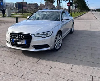 Vista frontale di un noleggio Audi A6 a Tirana, Albania ✓ Auto #9910. ✓ Cambio Automatico TM ✓ 1 recensioni.