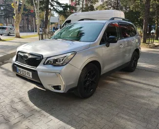 Vista frontale di un noleggio Subaru Forester a Kutaisi, Georgia ✓ Auto #8171. ✓ Cambio Automatico TM ✓ 0 recensioni.