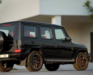 Noleggio auto Mercedes-Benz G63 AMG 2022 negli Emirati Arabi Uniti, con carburante Benzina e 650 cavalli di potenza ➤ A partire da 1800 AED al giorno.