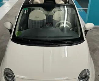 Noleggio auto Fiat 500 Cabrio 2017 in Spagna, con carburante Benzina e 70 cavalli di potenza ➤ A partire da 50 EUR al giorno.