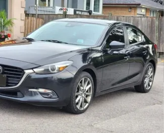 Vista frontale di un noleggio Mazda 3 a Batumi, Georgia ✓ Auto #10759. ✓ Cambio Automatico TM ✓ 0 recensioni.