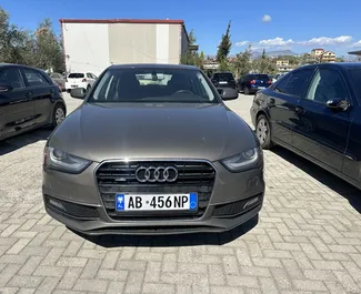 Vista frontale di un noleggio Audi A4 all'aeroporto di Tirana, Albania ✓ Auto #11086. ✓ Cambio Automatico TM ✓ 0 recensioni.