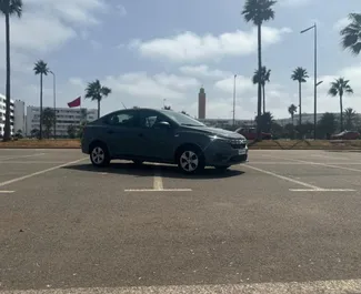 Vista frontale di un noleggio Dacia Logan a Casablanca, Marocco ✓ Auto #11100. ✓ Cambio Automatico TM ✓ 0 recensioni.