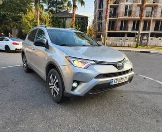 Noleggio Toyota Rav4. Auto Comfort, SUV, Crossover per il noleggio in Georgia ✓ Cauzione di Senza deposito ✓ Opzioni assicurative RCT, FDW, Passeggeri, Furto, Senza deposito.