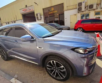 Noleggio auto Jetour X70 2023 negli Emirati Arabi Uniti, con carburante Benzina e 155 cavalli di potenza ➤ A partire da 130 AED al giorno.