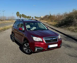 Vista frontale di un noleggio Subaru Forester a Batumi, Georgia ✓ Auto #11383. ✓ Cambio Automatico TM ✓ 0 recensioni.