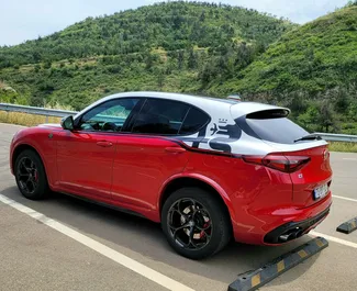 Motore Benzina da 2,9L di Alfa Romeo Stelvio Quadrifoglio 2018 per il noleggio a Tbilisi.