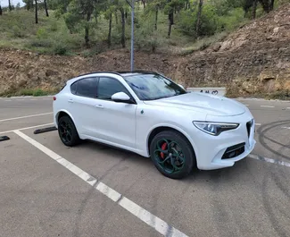 Noleggio auto Alfa Romeo Stelvio Quadrifoglio 2018 in Georgia, con carburante Benzina e 510 cavalli di potenza ➤ A partire da 620 GEL al giorno.