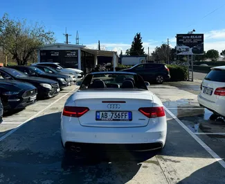 Noleggio auto Audi A5 Cabrio 2016 in Albania, con carburante Diesel e 178 cavalli di potenza ➤ A partire da 34 EUR al giorno.