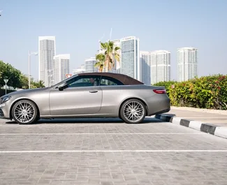 Noleggio auto Mercedes-Benz E-Class Cabrio 2020 negli Emirati Arabi Uniti, con carburante Benzina e 190 cavalli di potenza ➤ A partire da 450 AED al giorno.