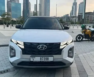 Noleggio Hyundai Creta. Auto Economica, Comfort, Crossover per il noleggio negli Emirati Arabi Uniti ✓ Cauzione di Deposito di 800 AED ✓ Opzioni assicurative RCT, SCDW, Furto.