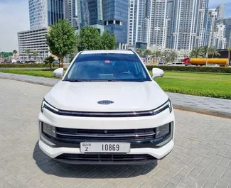 Noleggio JAC JS4. Auto Economica, Comfort, Crossover per il noleggio negli Emirati Arabi Uniti ✓ Cauzione di Deposito di 1500 AED ✓ Opzioni assicurative RCT, CDW, SCDW, Passeggeri, Furto.