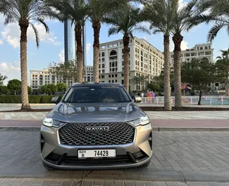 Vista frontale di un noleggio Haval H6 a Dubai, Emirati Arabi Uniti ✓ Auto #11415. ✓ Cambio Automatico TM ✓ 0 recensioni.