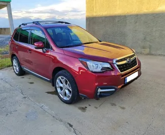 Subaru Forester 2018 disponibile per il noleggio a Tbilisi, con limite di chilometraggio di illimitato.