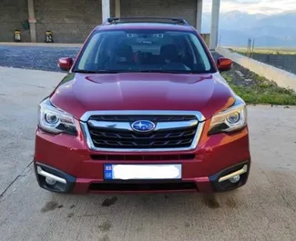 Vista frontale di un noleggio Subaru Forester a Tbilisi, Georgia ✓ Auto #1314. ✓ Cambio Automatico TM ✓ 17 recensioni.