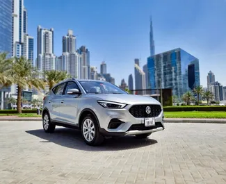 Noleggio auto MG ZS 2023 negli Emirati Arabi Uniti, con carburante Benzina e 106 cavalli di potenza ➤ A partire da 79 AED al giorno.