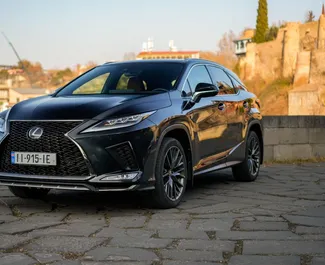 Vista frontale di un noleggio Lexus RX 350 a Tbilisi, Georgia ✓ Auto #9867. ✓ Cambio Automatico TM ✓ 0 recensioni.