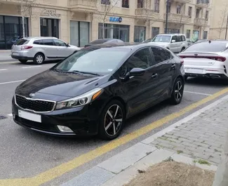 Vista frontale di un noleggio Kia Forte a Baku, Azerbaigian ✓ Auto #11906. ✓ Cambio Automatico TM ✓ 0 recensioni.