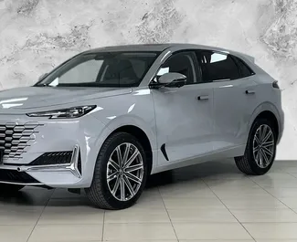 Vista frontale di un noleggio Changan UNI-K a Baku, Azerbaigian ✓ Auto #12019. ✓ Cambio Automatico TM ✓ 0 recensioni.