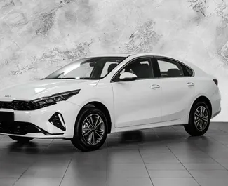 Vista frontale di un noleggio Kia K3 a Baku, Azerbaigian ✓ Auto #3489. ✓ Cambio Automatico TM ✓ 0 recensioni.