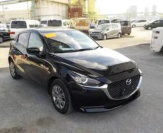 Vista frontale di un noleggio Mazda Demio a Limassol, Cipro ✓ Auto #6675. ✓ Cambio Automatico TM ✓ 1 recensioni.