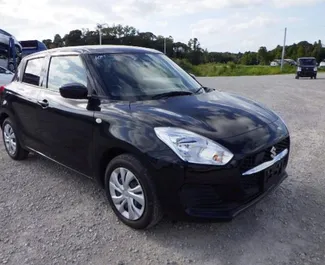 Vista frontale di un noleggio Suzuki Swift a Limassol, Cipro ✓ Auto #11940. ✓ Cambio Automatico TM ✓ 0 recensioni.