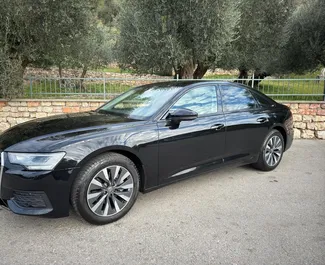 Vista frontale di un noleggio Audi A6 in Becici, Montenegro ✓ Auto #12159. ✓ Cambio Automatico TM ✓ 0 recensioni.