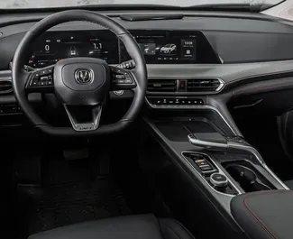 Noleggio Changan UNI-T. Auto Comfort, SUV, Crossover per il noleggio in Azerbaigian ✓ Cauzione di Deposito di 300 AZN ✓ Opzioni assicurative RCT, CDW, SCDW, FDW, Passeggeri, Furto, Giovane, Senza deposito.