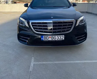 Noleggio Mercedes-Benz S-Class. Auto Premium, Lusso per il noleggio in Montenegro ✓ Cauzione di Deposito di 500 EUR ✓ Opzioni assicurative RCT, Passeggeri, Furto.