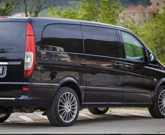 Noleggio Mercedes-Benz Vito 116. Auto Comfort, Premium, Monovolume per il noleggio in Montenegro ✓ Cauzione di Deposito di 300 EUR ✓ Opzioni assicurative RCT, Passeggeri, Furto, All'estero, Giovane.