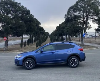 Interni di Subaru Crosstrek in affitto in Georgia. Un'ottima auto da 5 posti con cambio Automatico.