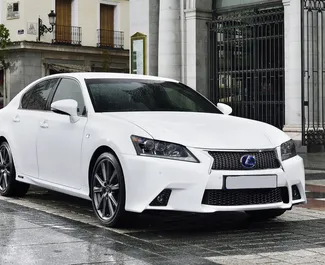 Vista frontale di un noleggio Lexus GS350 a Baku, Azerbaigian ✓ Auto #11949. ✓ Cambio Automatico TM ✓ 0 recensioni.
