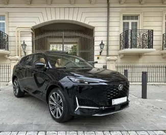 Vista frontale di un noleggio Changan UNI-K a Baku, Azerbaigian ✓ Auto #12186. ✓ Cambio Automatico TM ✓ 0 recensioni.