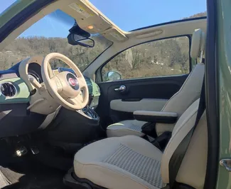 Noleggio Fiat 500 Cabrio. Auto Economica, Comfort, Cabrio per il noleggio in Georgia ✓ Cauzione di Senza deposito ✓ Opzioni assicurative RCT, SCDW, FDW, Passeggeri, Furto.