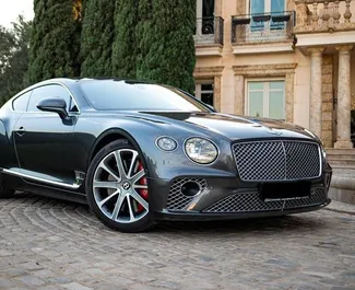 Vista frontale di un noleggio Bentley Continental GTC ad Alicante, Spagna ✓ Auto #12312. ✓ Cambio Automatico TM ✓ 0 recensioni.