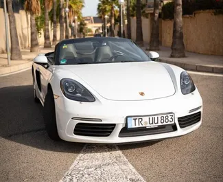 Vista frontale di un noleggio Porsche Boxster ad Alicante, Spagna ✓ Auto #12320. ✓ Cambio Automatico TM ✓ 0 recensioni.