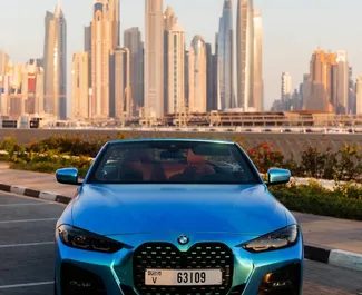 Noleggio BMW 430i Cabrio. Auto Premium, Lusso, Cabrio per il noleggio negli Emirati Arabi Uniti ✓ Cauzione di Deposito di 1500 AED ✓ Opzioni assicurative RCT, CDW.