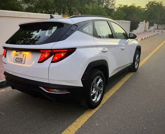 Noleggio auto Hyundai Tucson 2024 negli Emirati Arabi Uniti, con carburante Benzina e 156 cavalli di potenza ➤ A partire da 124 AED al giorno.