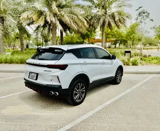 Noleggio auto Geely Coolray #13071 Automatico all'aeroporto di Dubai Al Maktoum, dotata di motore 1,5L ➤ Da Mikael negli Emirati Arabi Uniti.