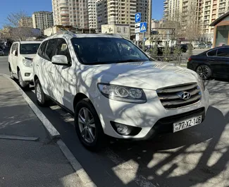 Noleggio Hyundai Santa Fe. Auto Comfort, Crossover per il noleggio in Azerbaigian ✓ Cauzione di Deposito di 300 AZN ✓ Opzioni assicurative RCT, CDW.