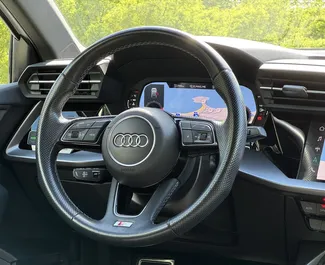 Audi A3 2023 disponibile per il noleggio a Budva, con limite di chilometraggio di illimitato.